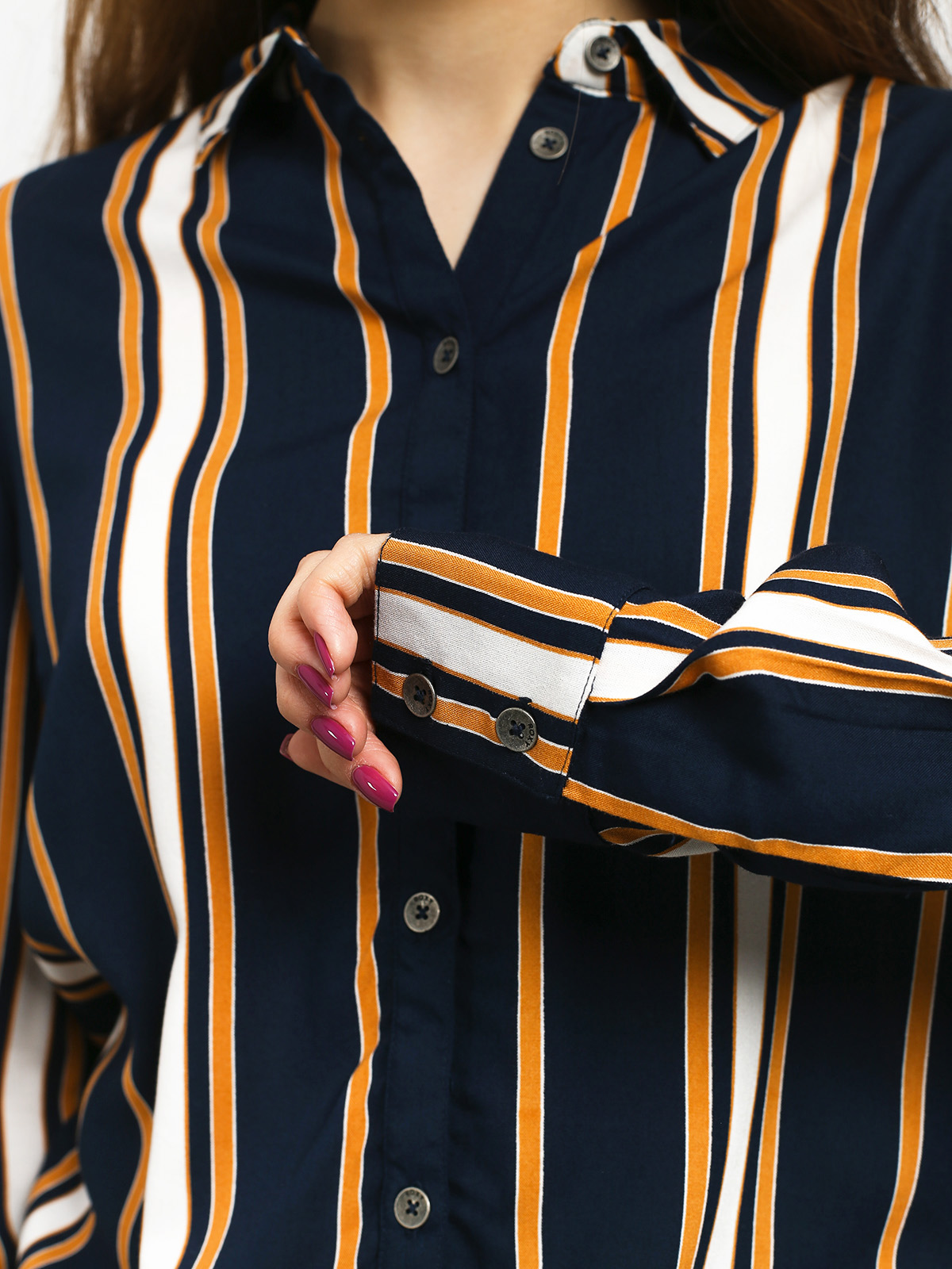 Roxy Suburb Vibes Shirt Wmn (dress blue macy stripe)