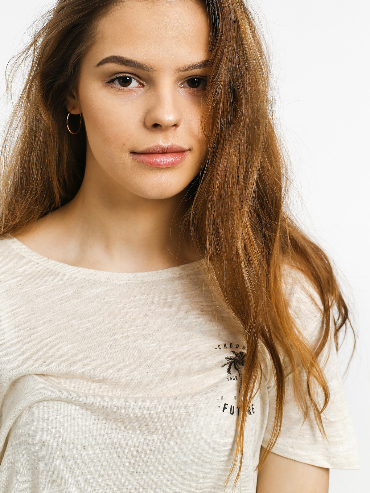 Roxy Stay Chill B T-shirt Wmn (gray sand)