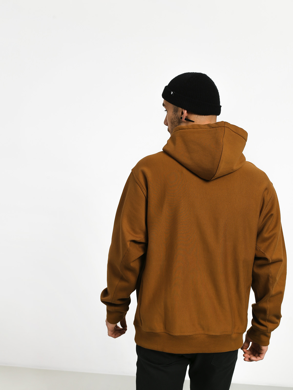 BOTT OG Logo Pullover Hoodie Brown L 直売販売品 メンズ