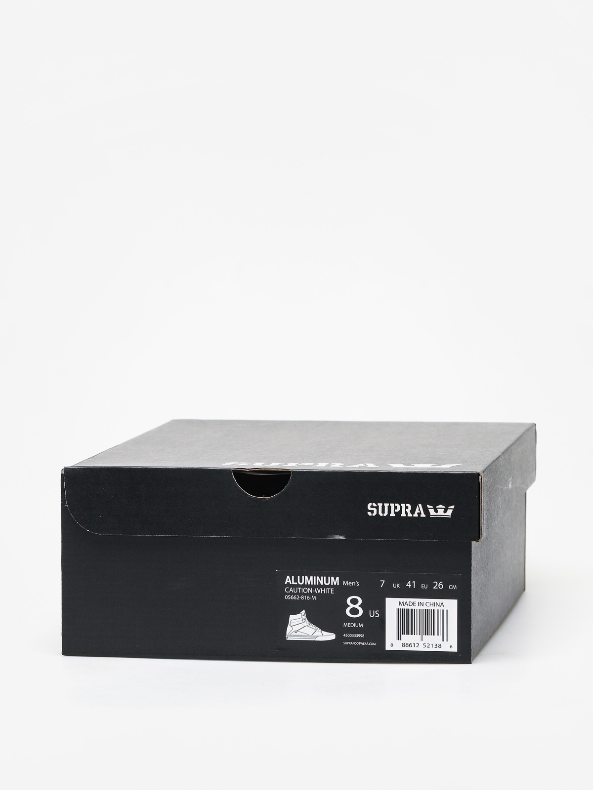 Supra Aluminum Shoes (caution white)