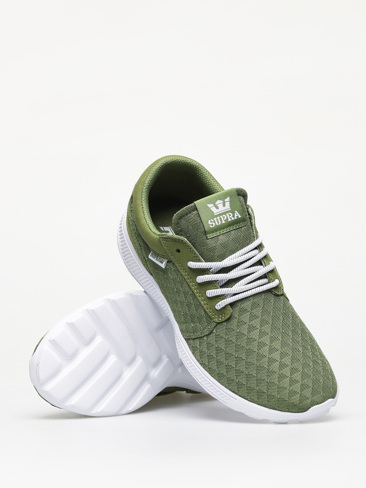 Supra Hammer Run Shoes (moss white)