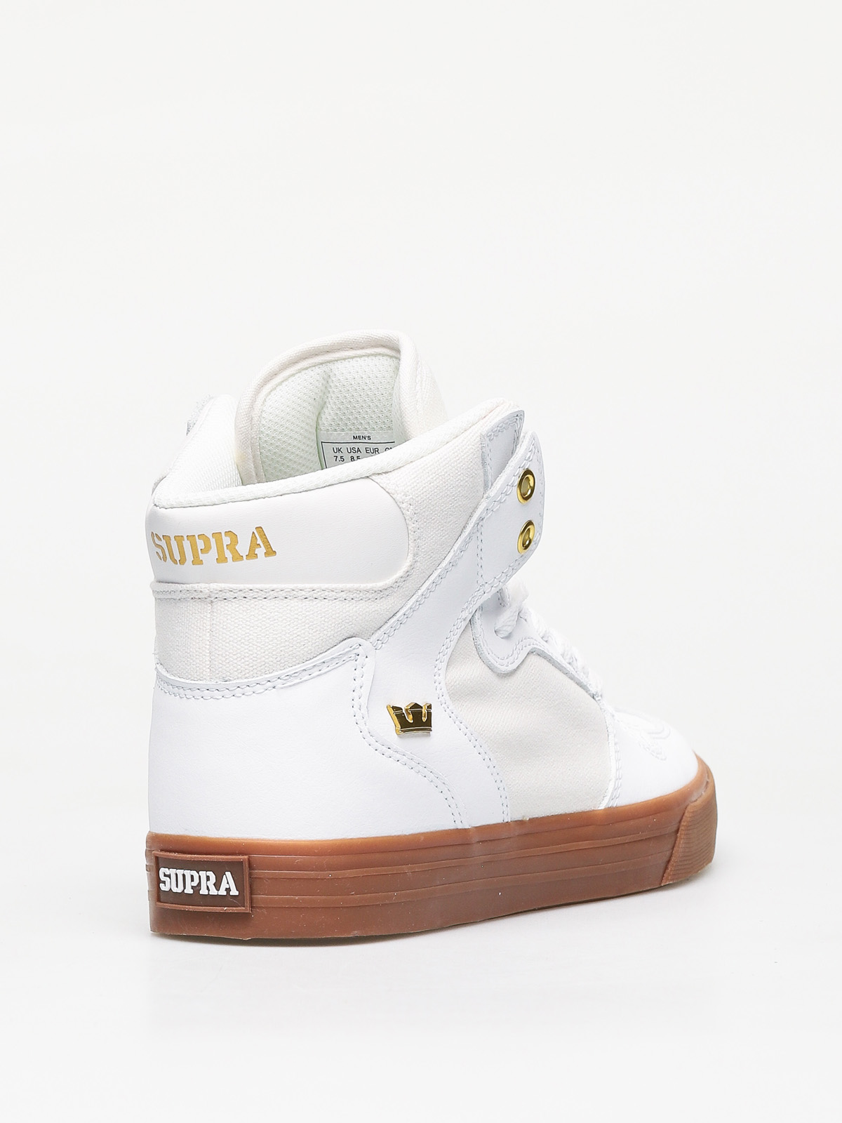 Supra Vaider Shoes (white/gold lt/gum)