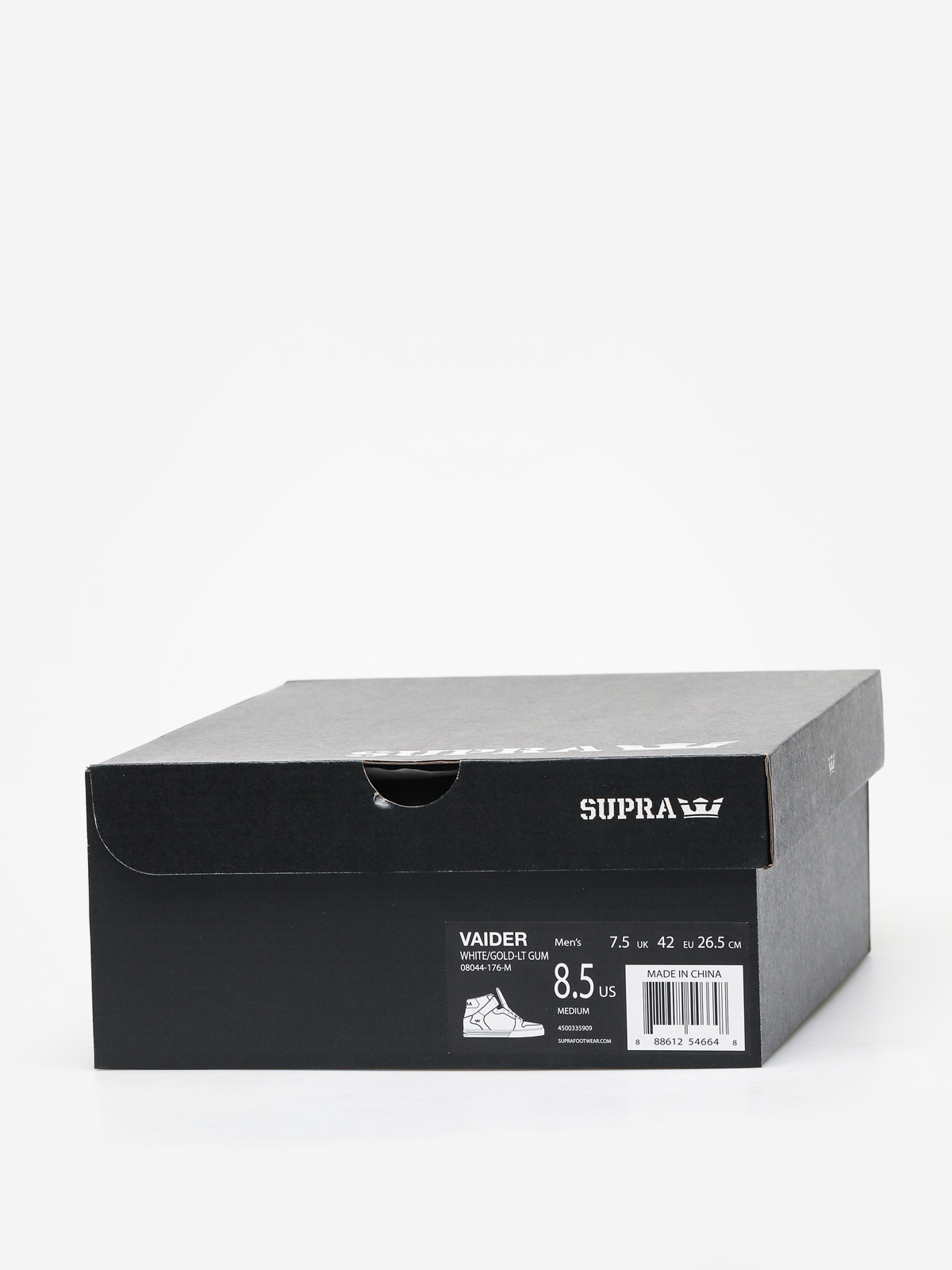 Supra Vaider Shoes (white/gold lt/gum)