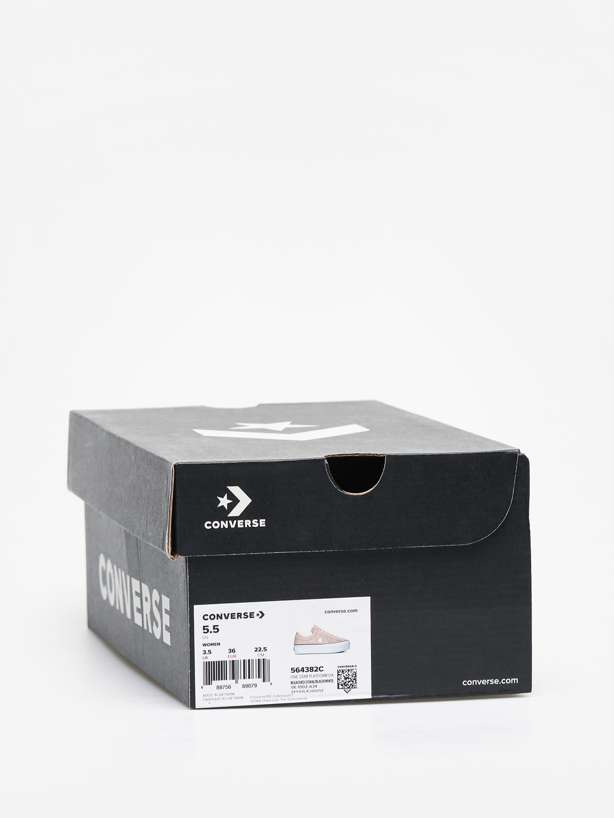 Converse One Star Platform Ox Chucks Wmn (bleached coral/black/white)