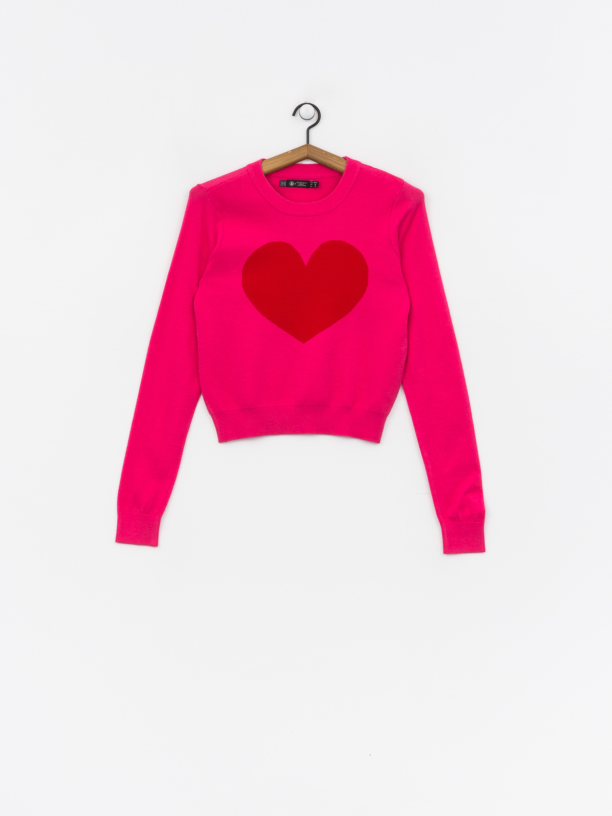 a heart sweater