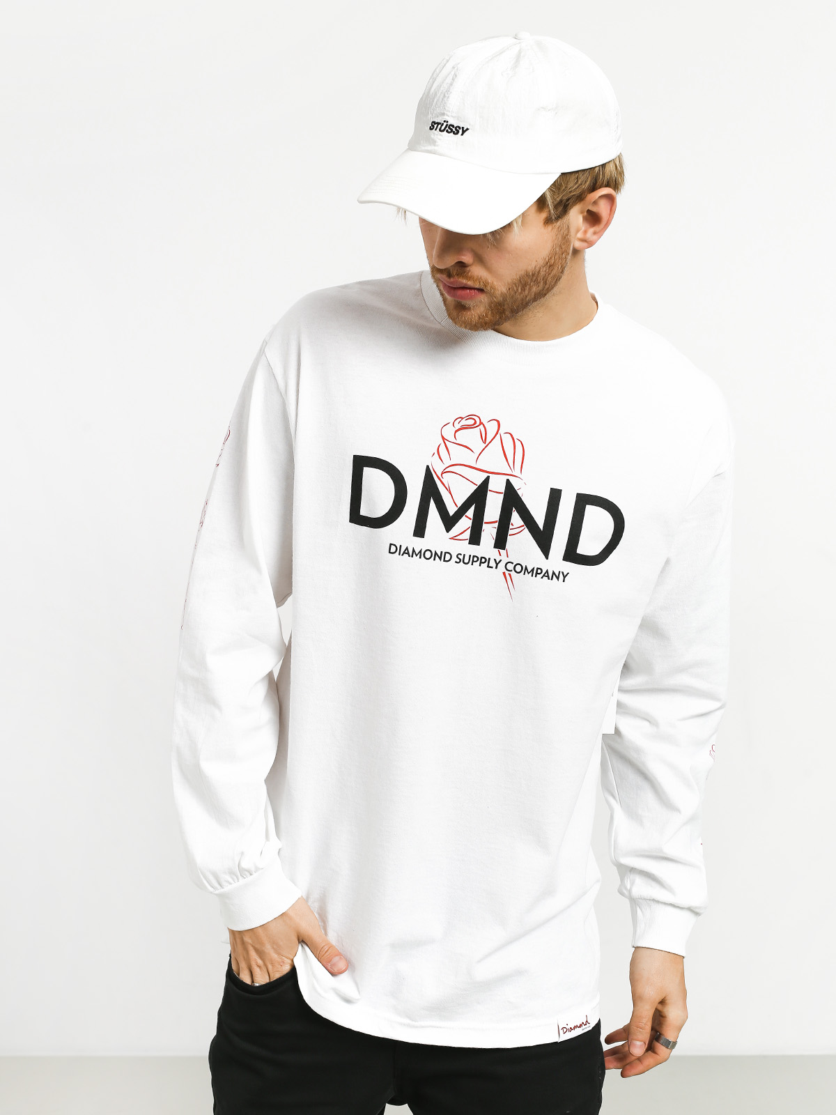 Diamond Supply Co Dmnd Amour Longsleeve White