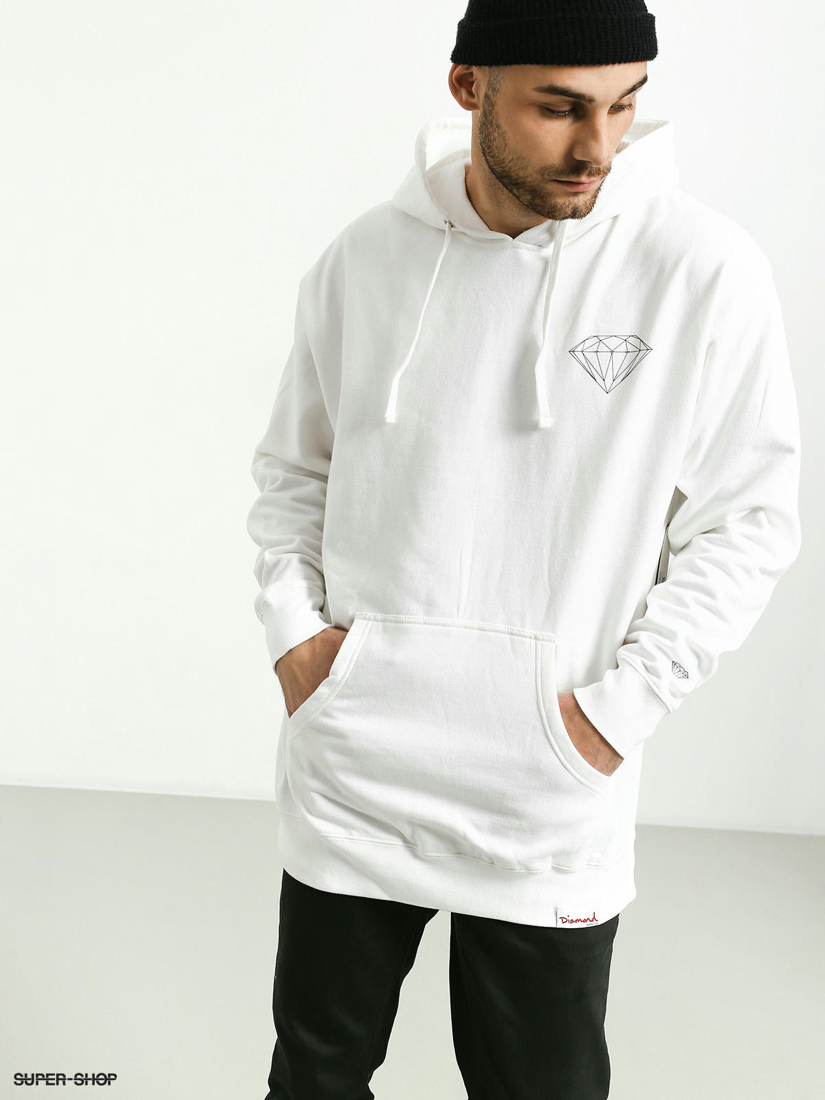 white diamond supply co hoodie