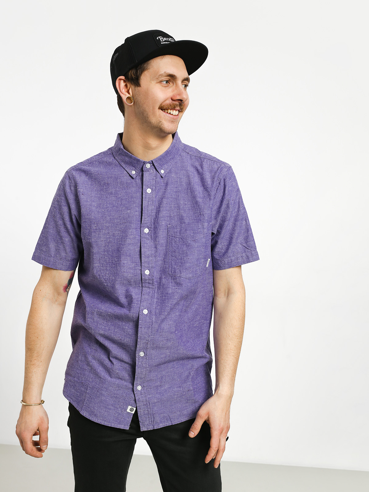 Element Greene Neps Shirt (gentian violet)