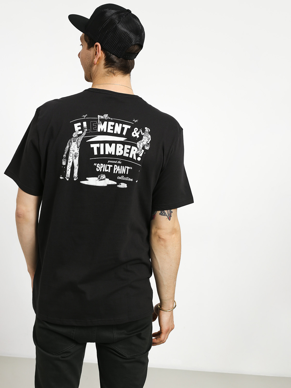 Element Crew T-shirt (off black)