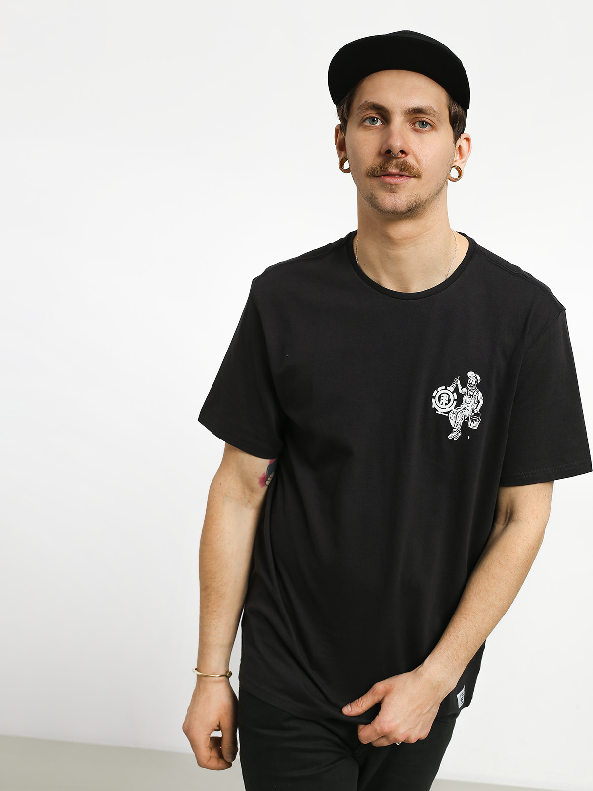 Element Crew T-shirt (off black)
