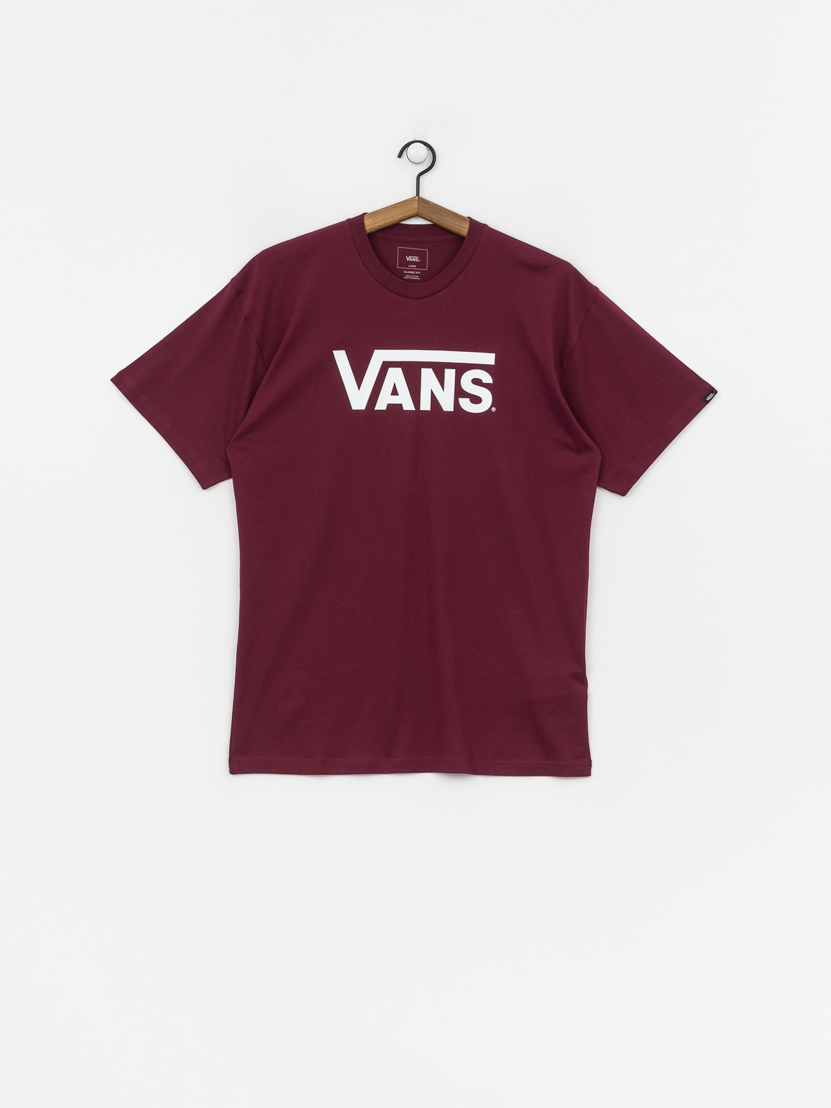 Vans T-Shirt Classic (burgundy/white)
