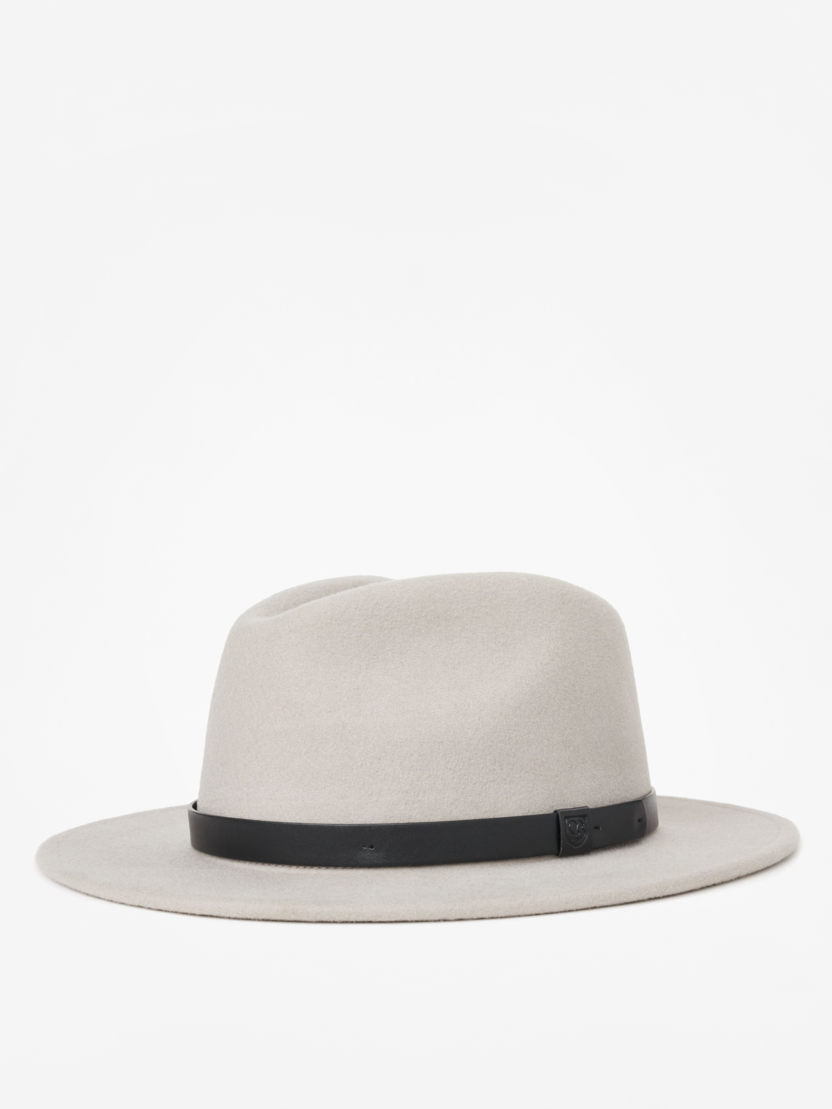 Brixton Messer Fedora Hat (moon grey)