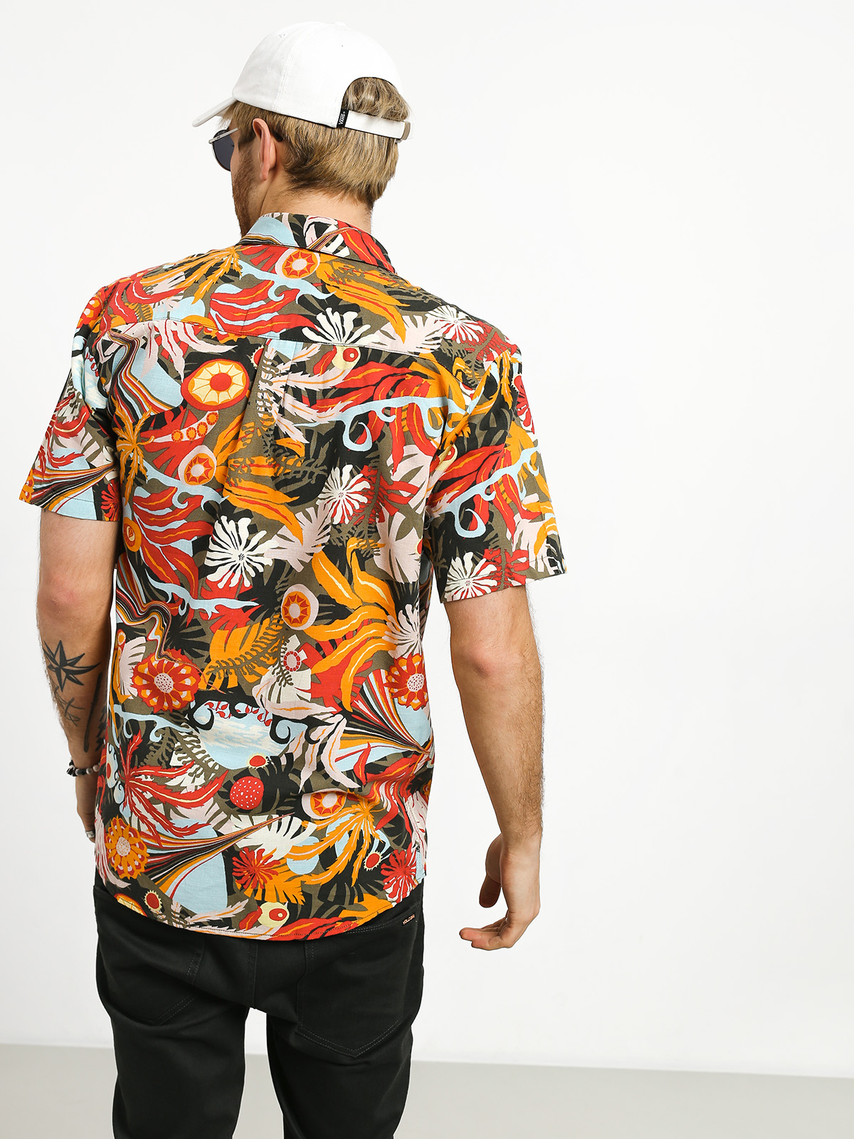 Volcom Psych Floral Shirt (arm)