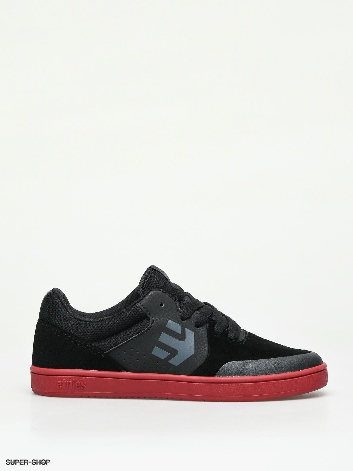 Etnies Kids Marana Kids Shoes Black Black Red