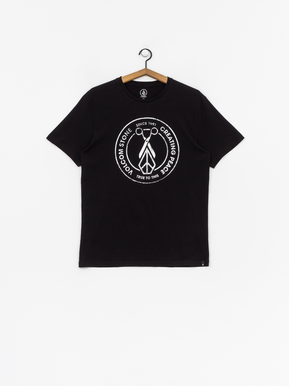 Volcom Peace Scissors Ltw T-shirt (blk)