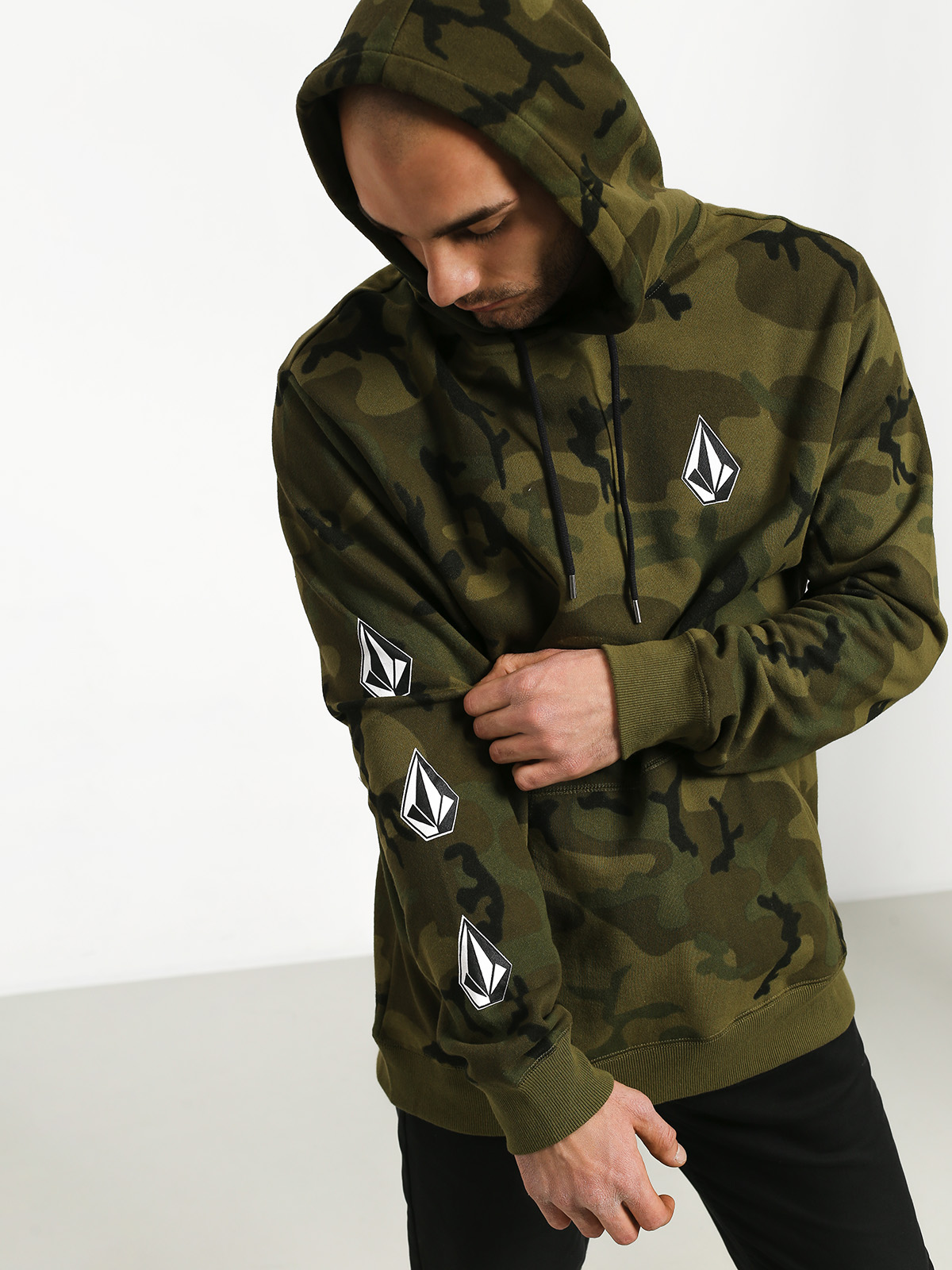 Volcom camo hoodie Clearance