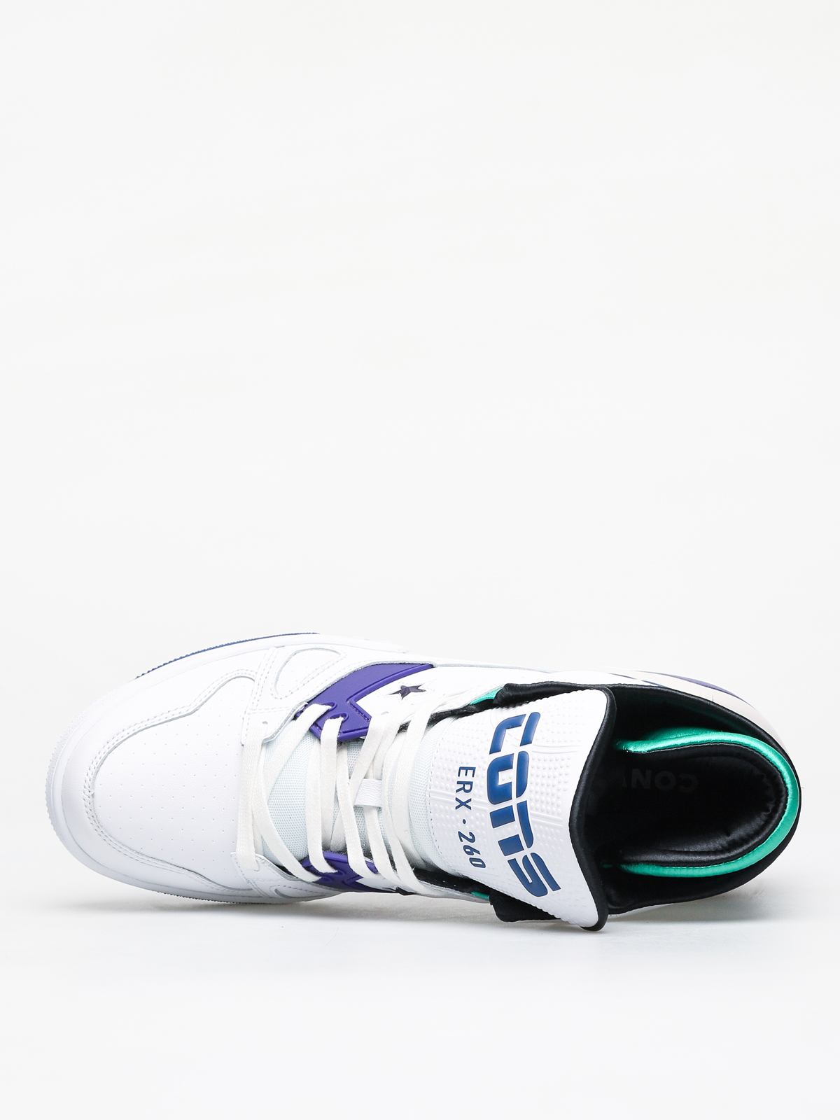 Converse Erx 260 Mid Shoes (white/court purple/bold jade)