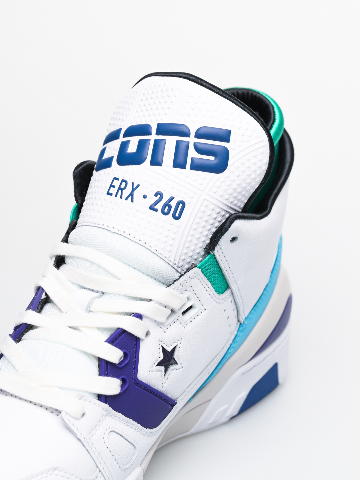 Converse Erx 260 Mid Shoes (white/court purple/bold jade)