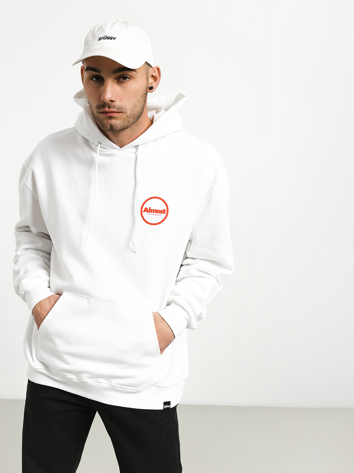 champion hoodie white