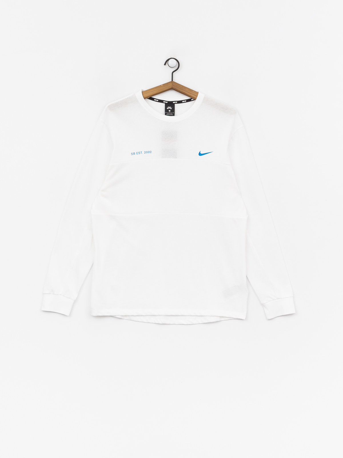 Nike SB Top Mesh Longsleeve white white photo blue