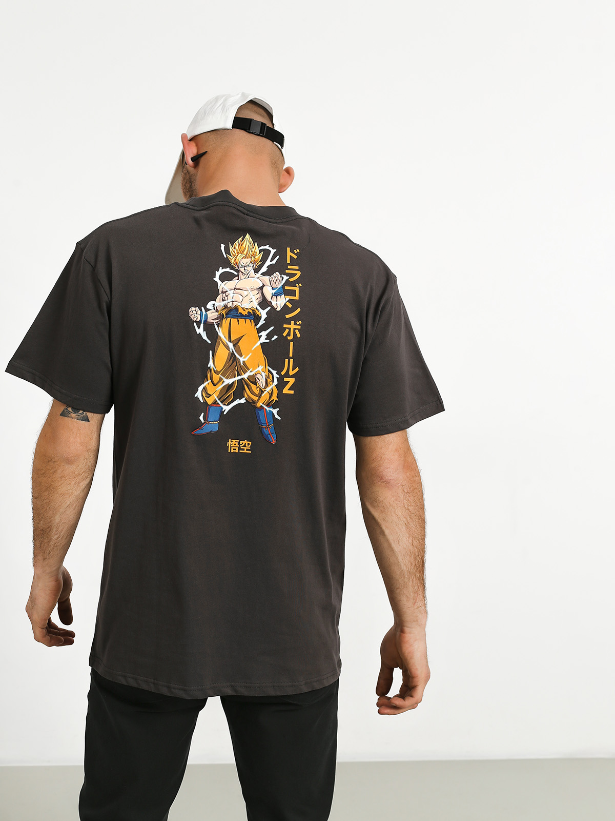 Primitive Super Saiyan Goku T-shirt (charcoal)