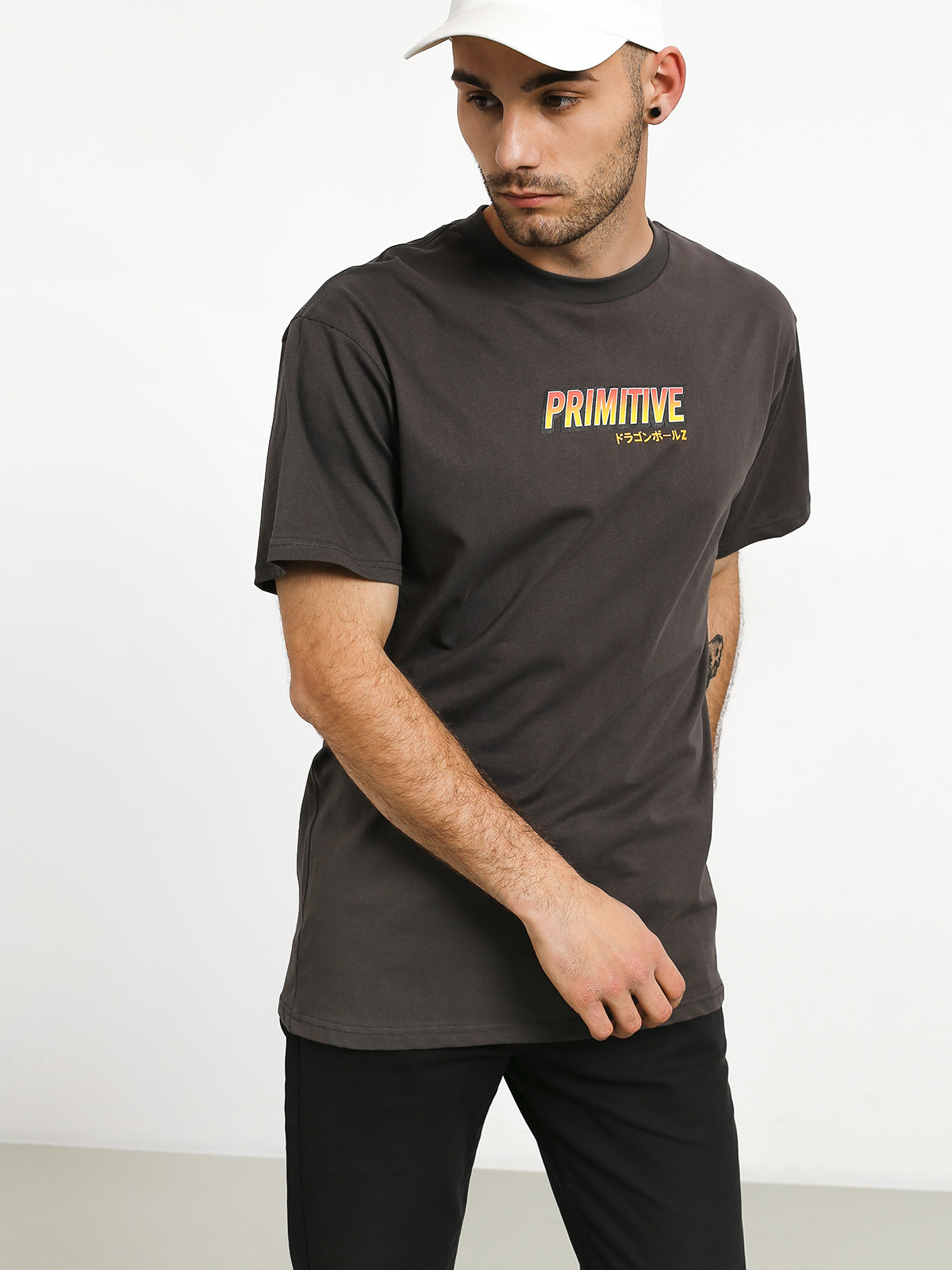 Primitive Super Saiyan Goku T-shirt (charcoal)