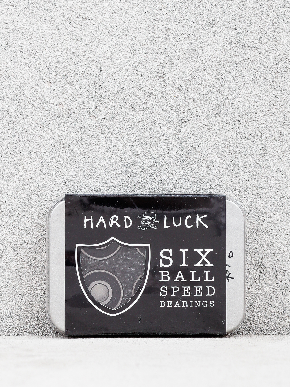 Hard Luck Six Ball Speed Bearings (silver/black)