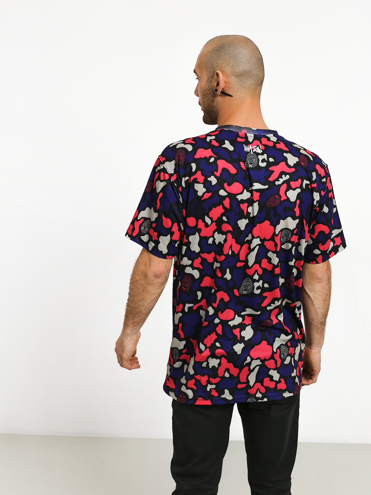 MassDnm Signature Medium Logo T-shirt (purple camo)