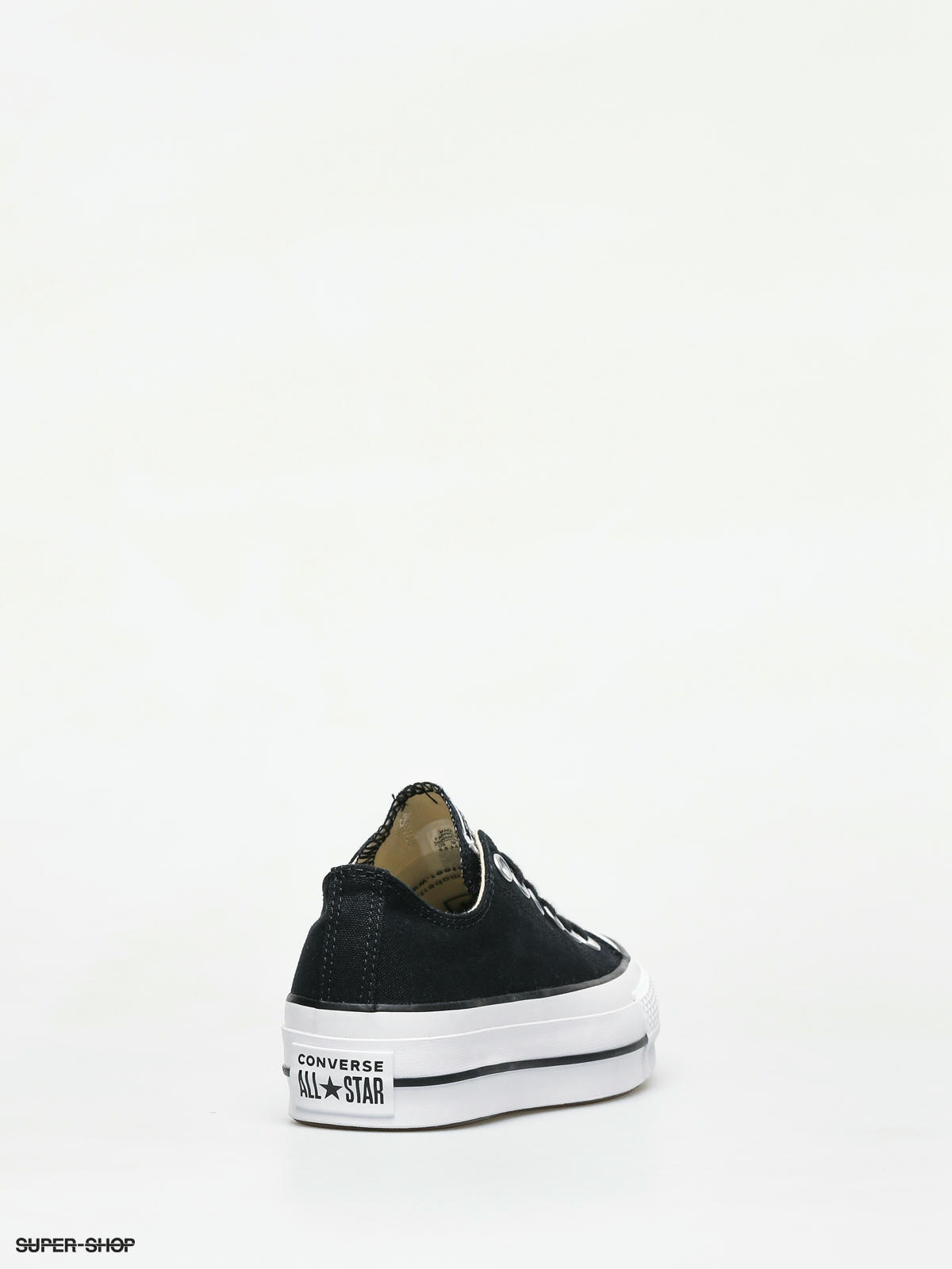 converse all star lift ox black