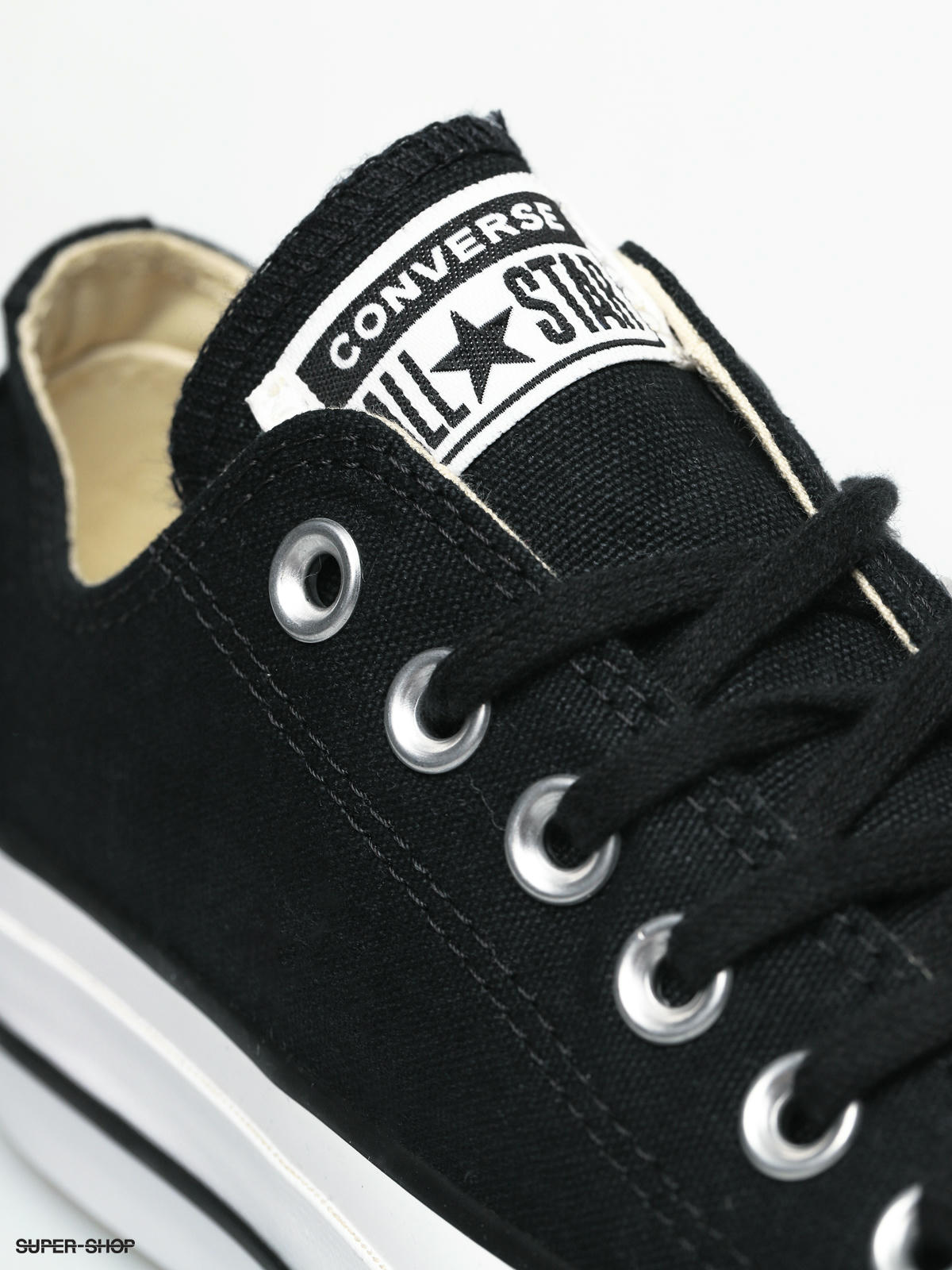 converse all star lift ox black