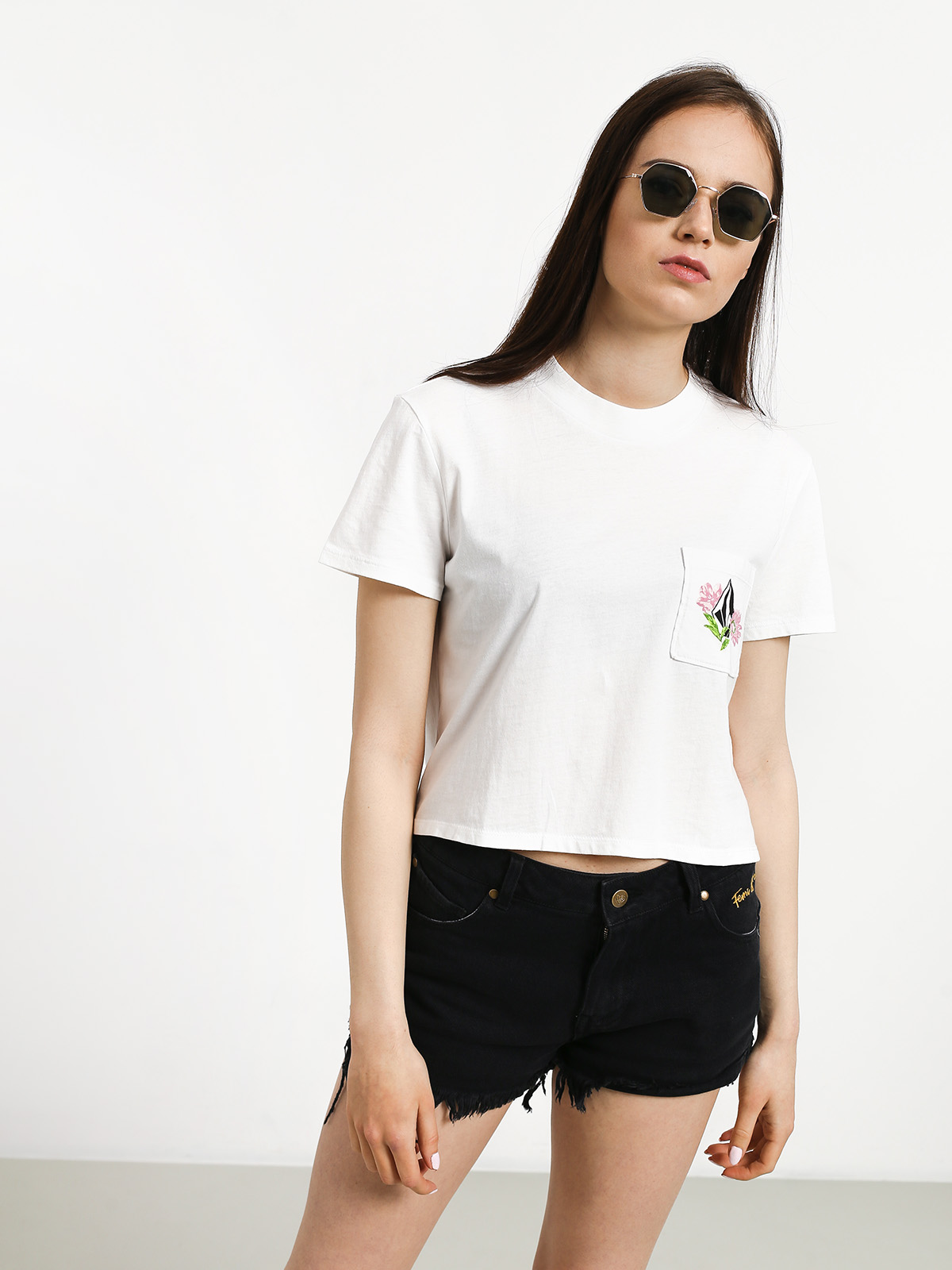 Volcom Stone Grown T-shirt Wmn (wht)