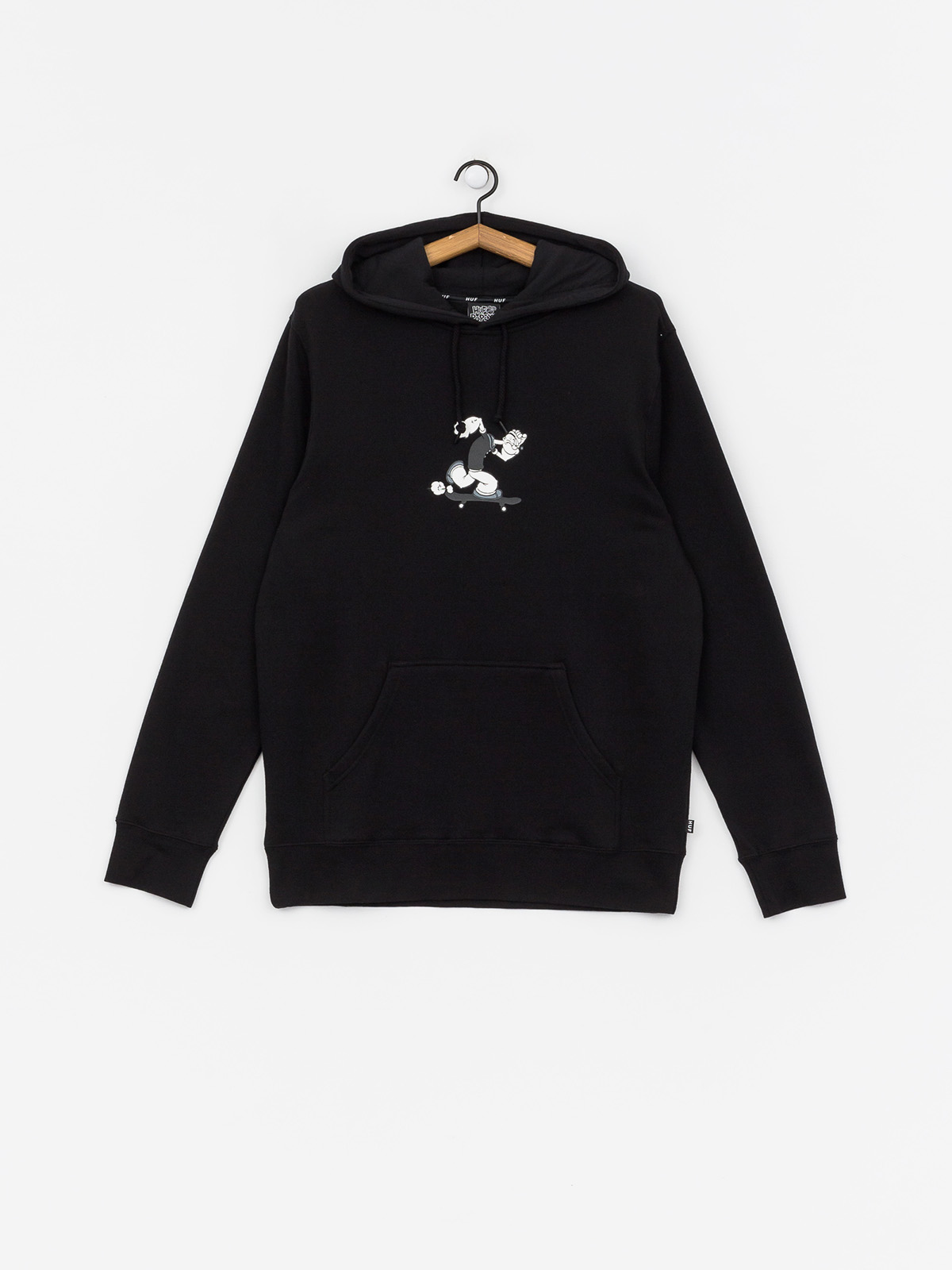 HUF Popeye Skates HD Hoodie black black