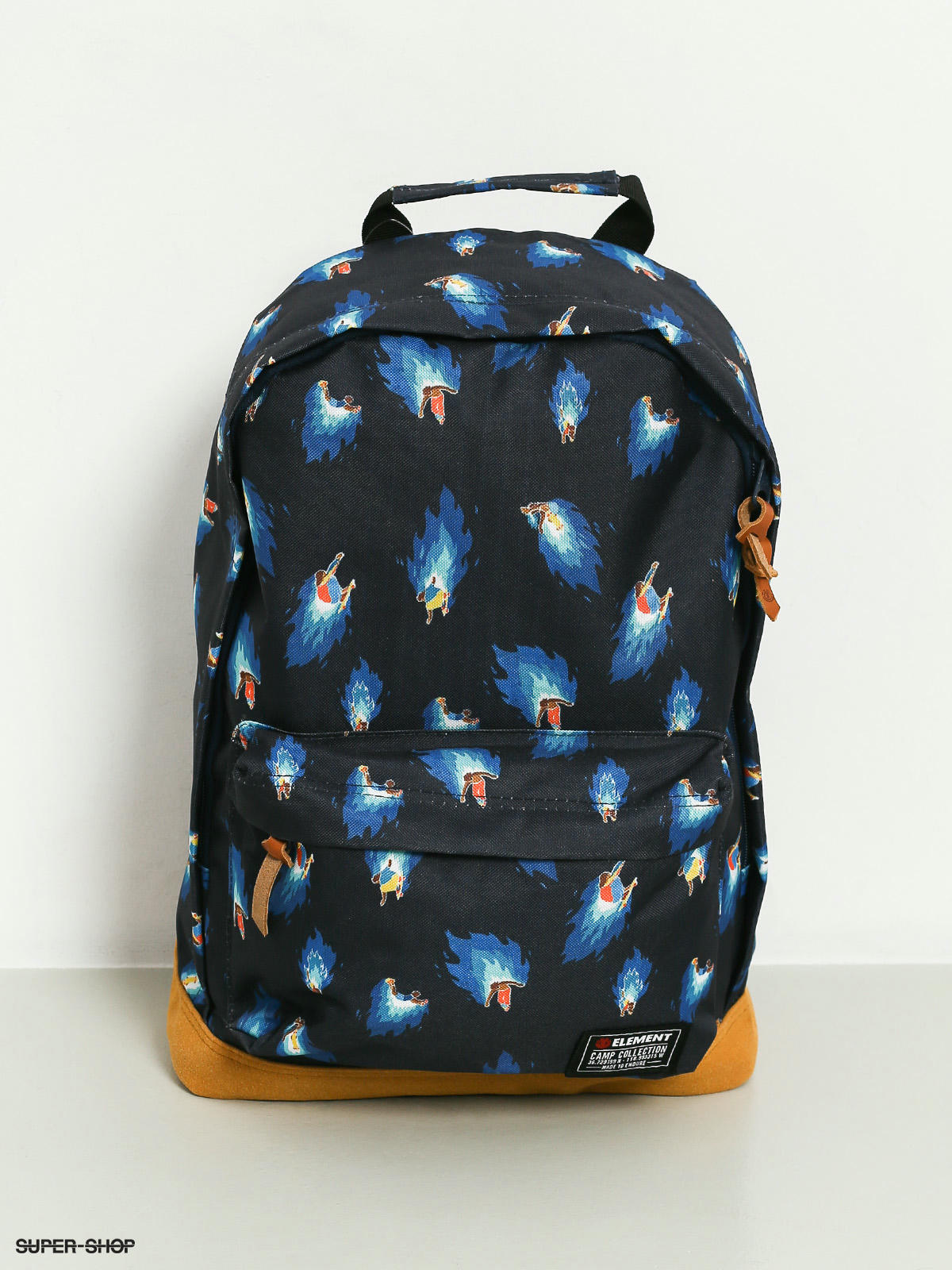 neon blue backpack