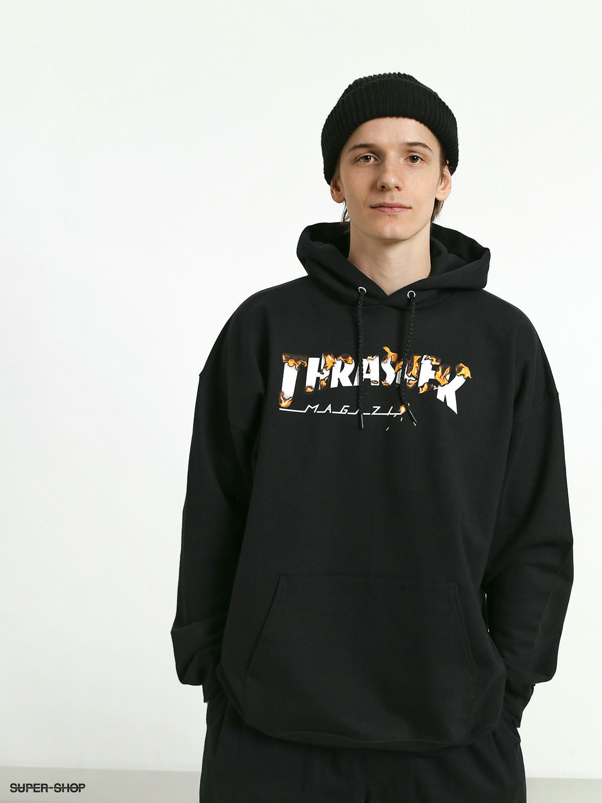 Thrasher intro 2025 burner black hoodie