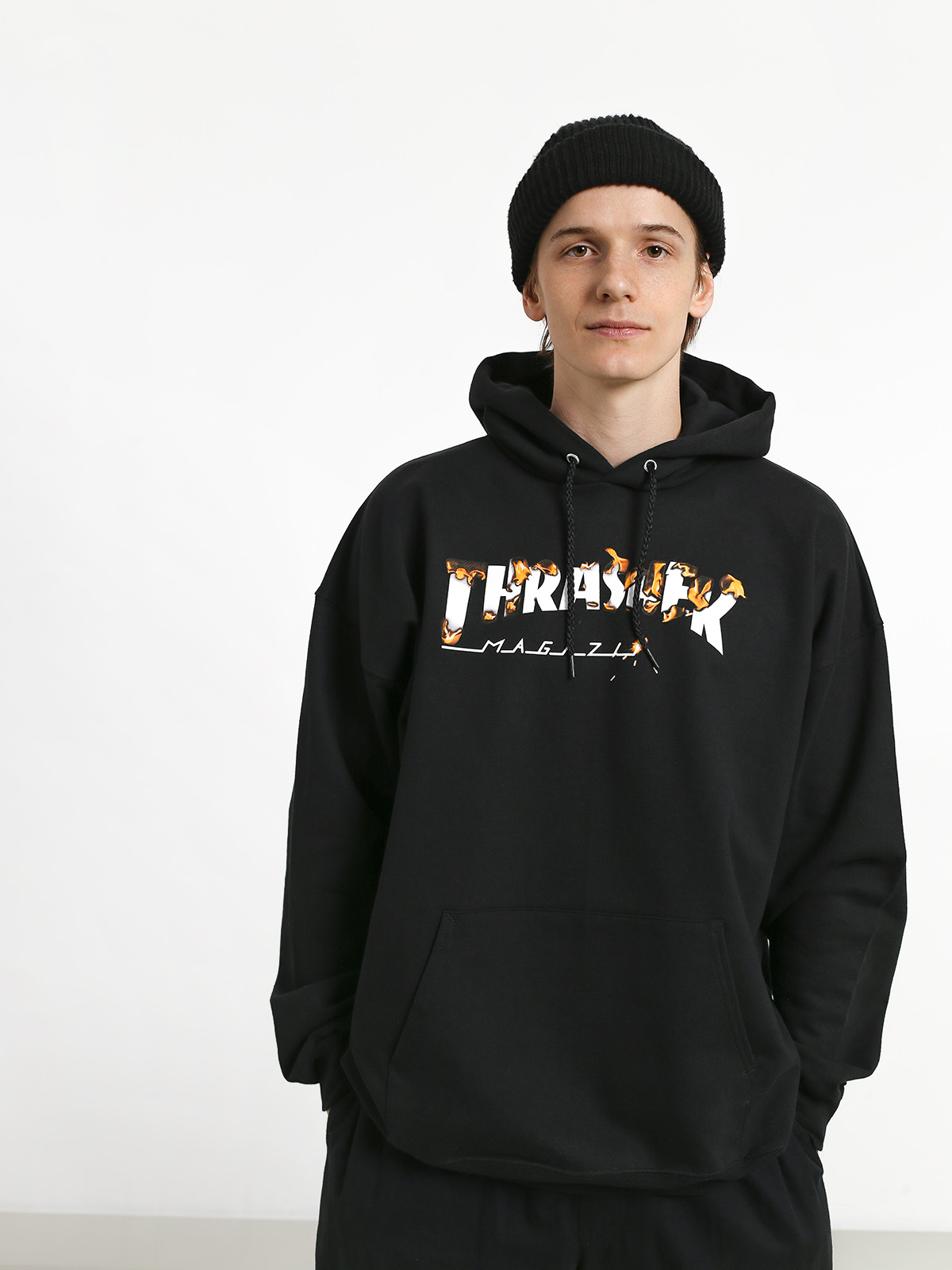 Thrasher Intro Burner HD Hoodie (black)