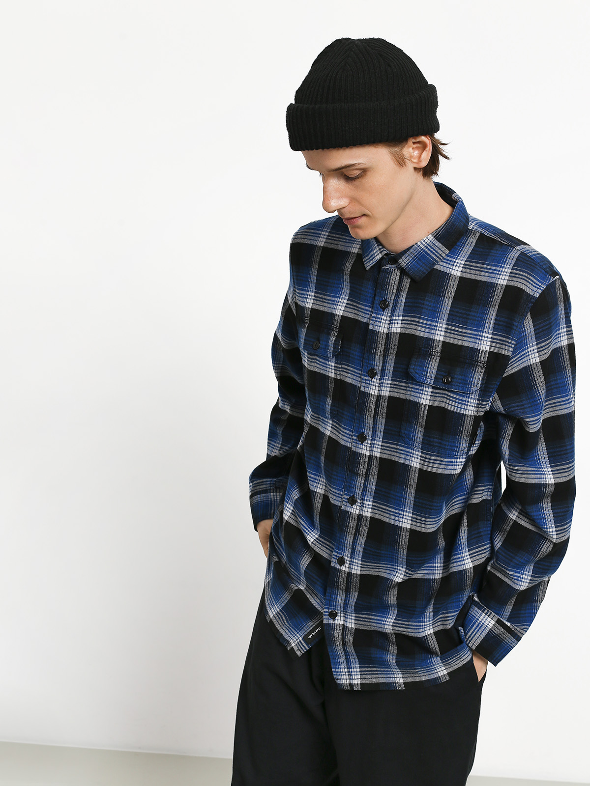 Vans X Anti Hero Wired Shirt (true blue/black)
