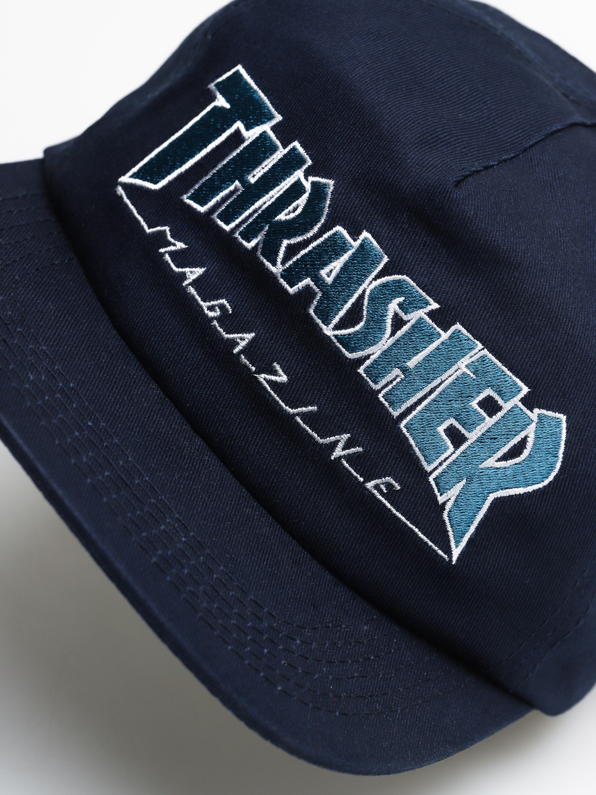 80's-90's ヴィンテージ THRASHER CAP NAVY Thrasher Outlined ZD Cap - navy blue (navy/grey)