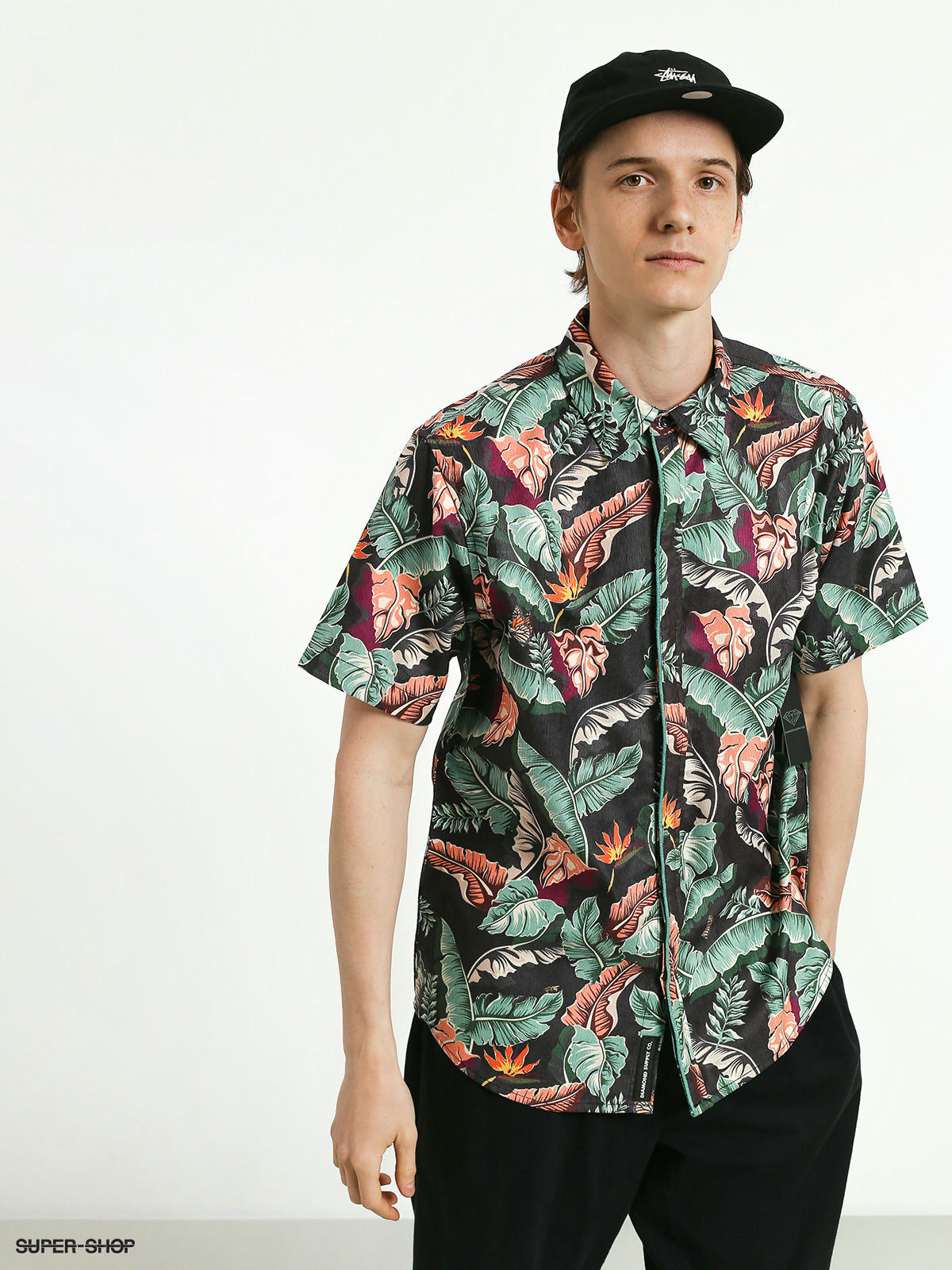 diamond supply co dress shirt