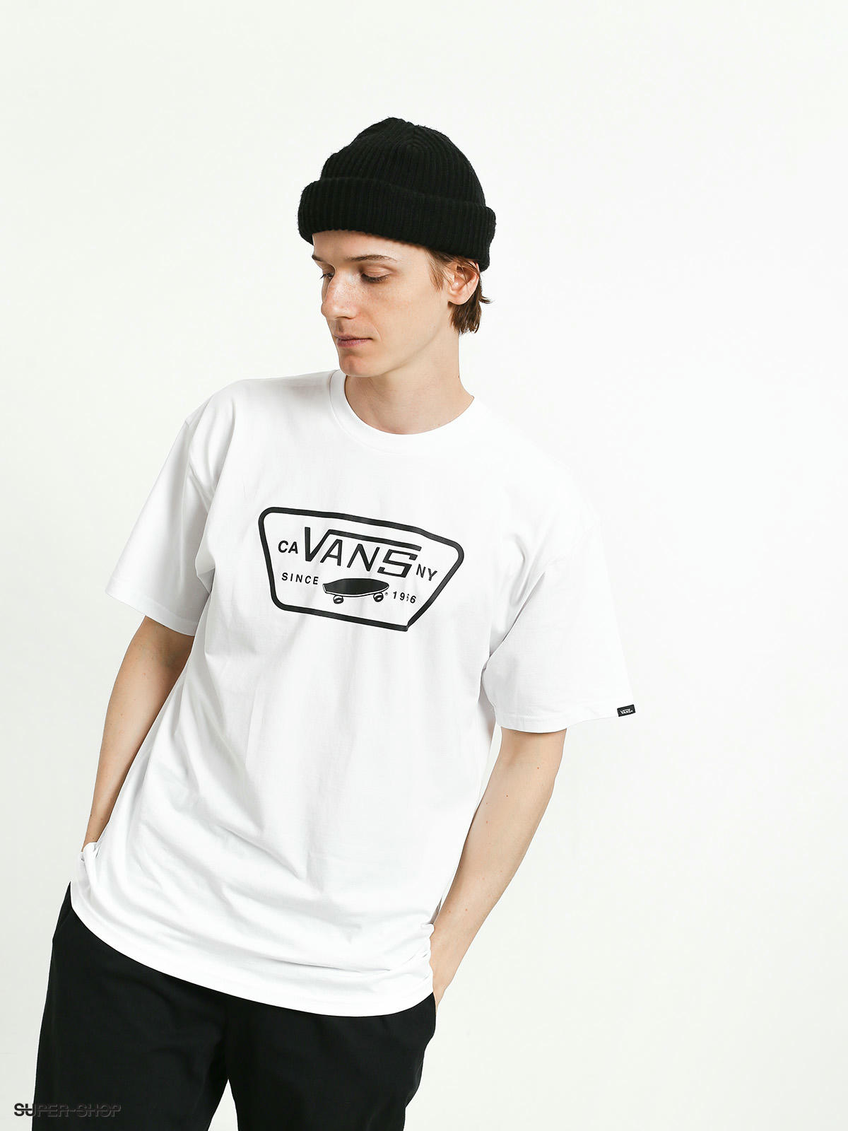 Vans T-shirt Full Patch (white/black)