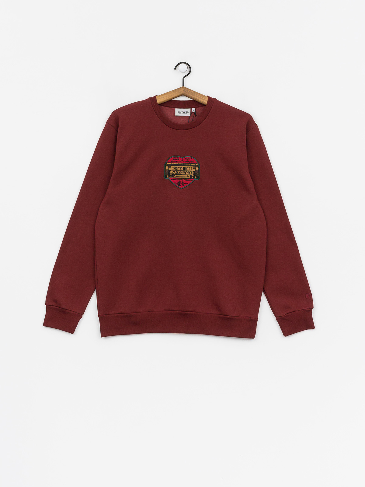 Carhartt WIP Thank You X Pass Port Sweatshirt (pass port burnt red)