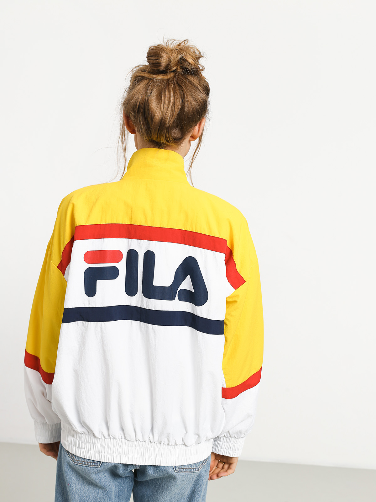 Fila Womens Fila Lizzie Jacket Fila Jacket Yellow Fila Vintage