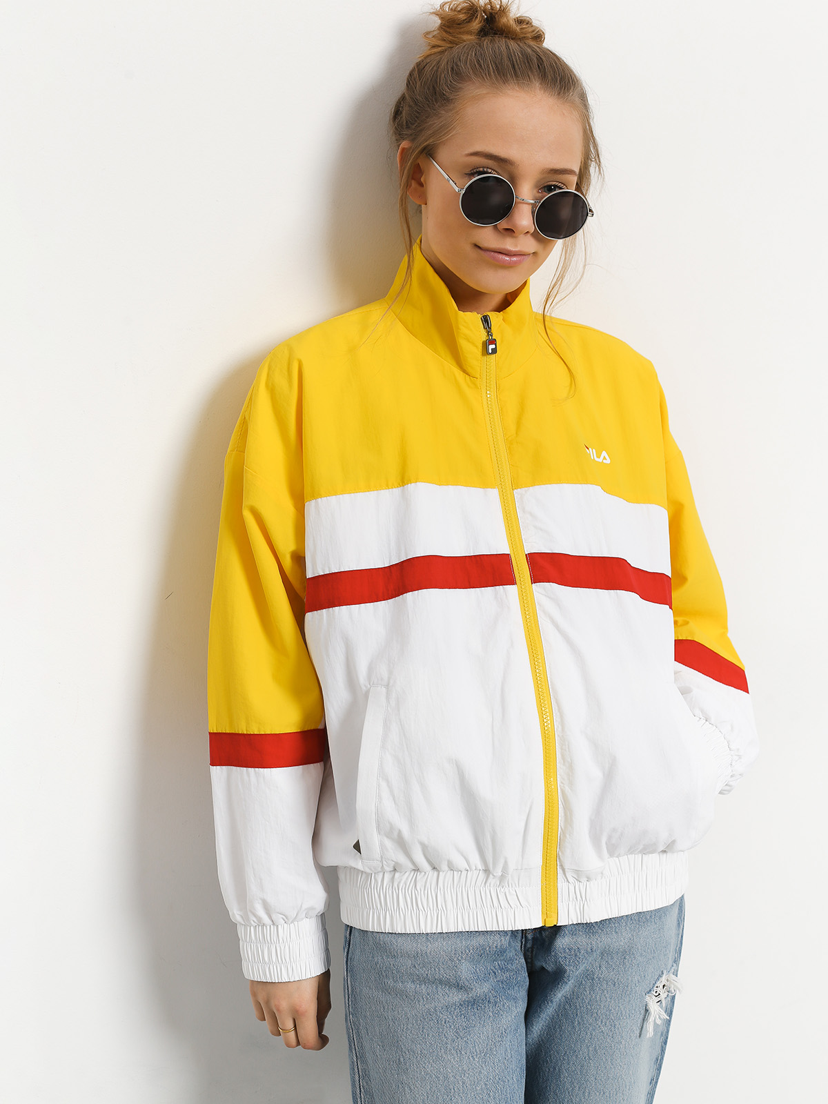 Fila Kaya Jacket Wmn (empire yellow/bright white/black)