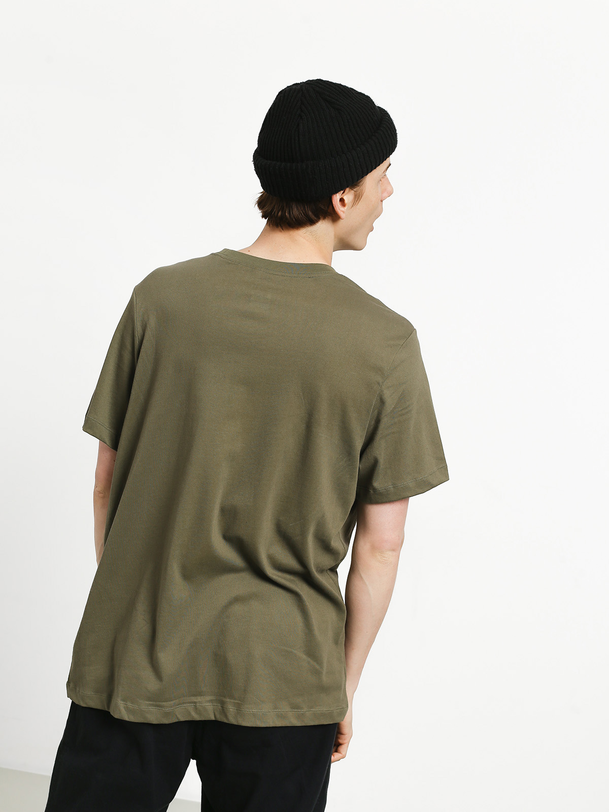 Nike SB Dri Fit T-shirt (medium olive/white)