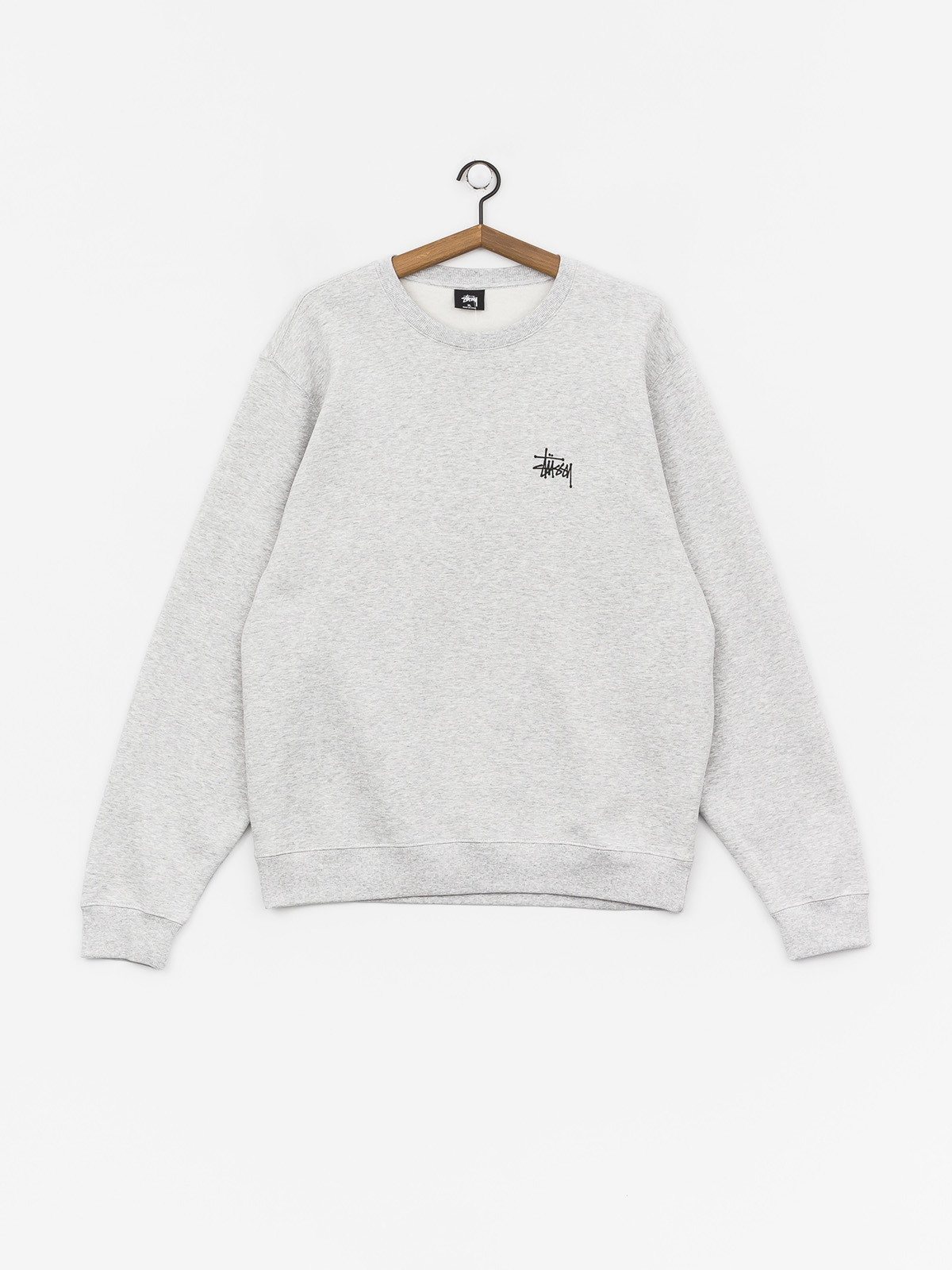 Stussy Basic Sweatshirt - grey (ash heather)