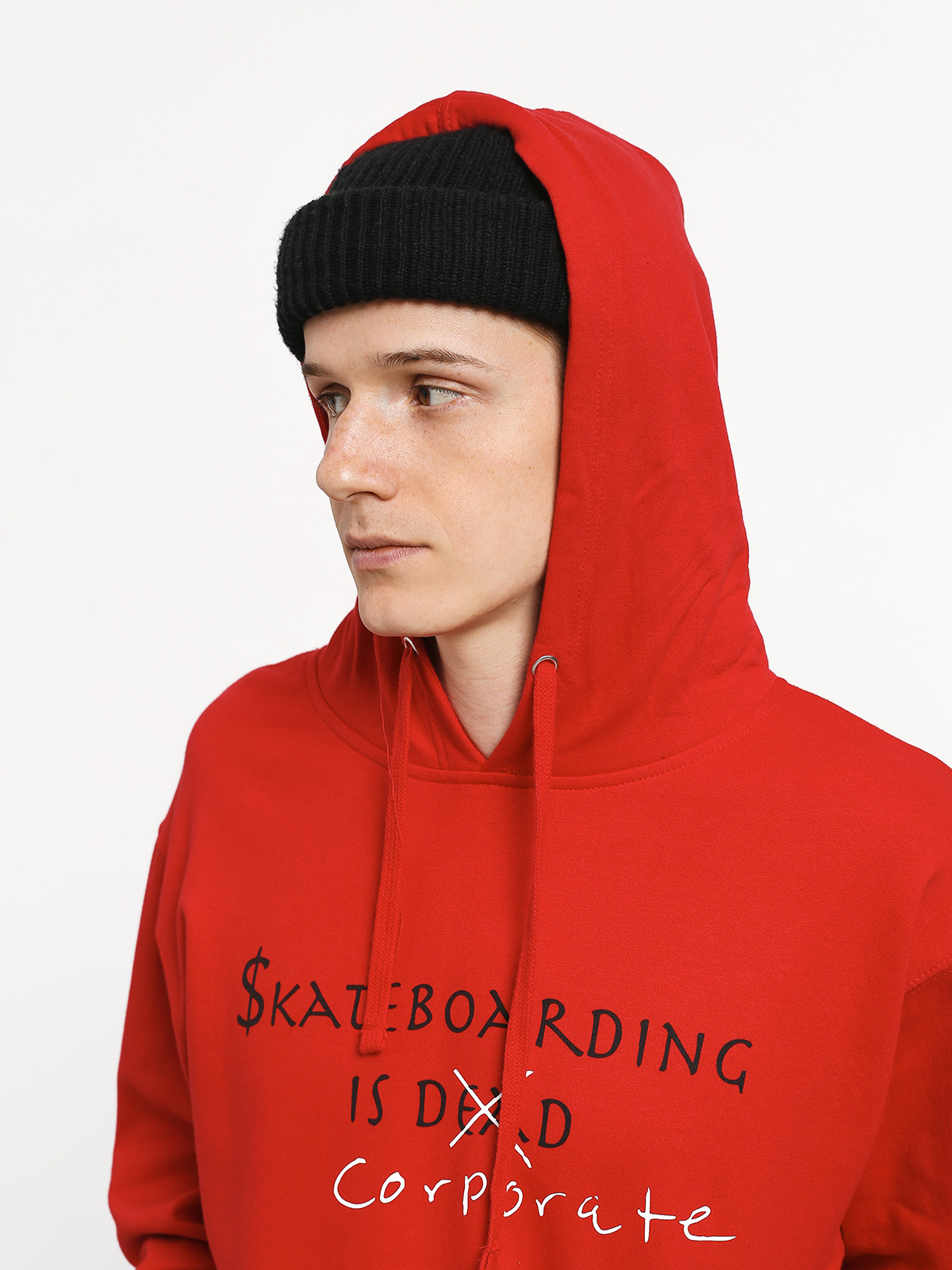 diamond supply co red hoodie