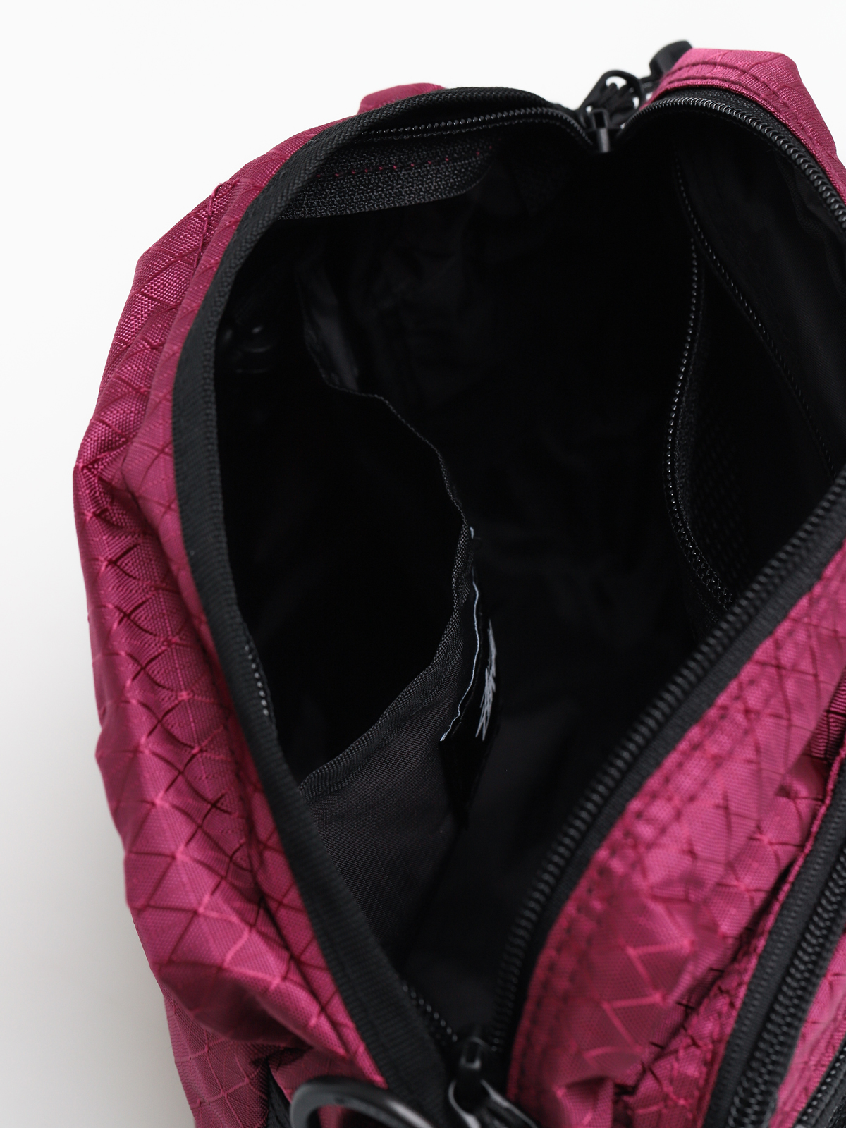 Stussy Diamond Ripstop Bag (berry)
