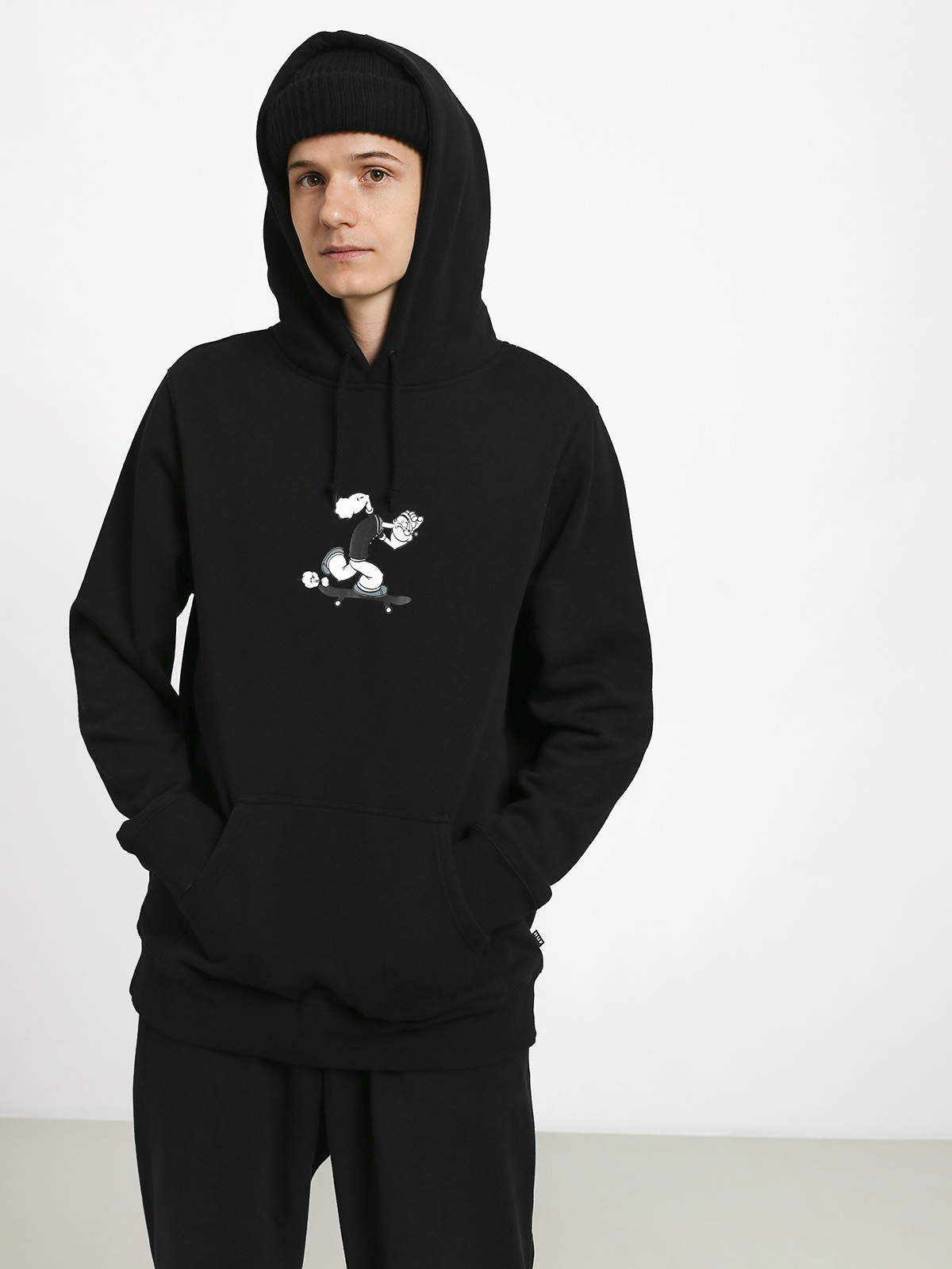 HUF Popeye Skates HD Hoodie - black (black)