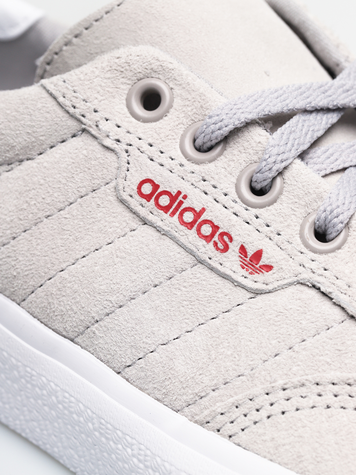 adidas 3mc grey white & scarlet shoes