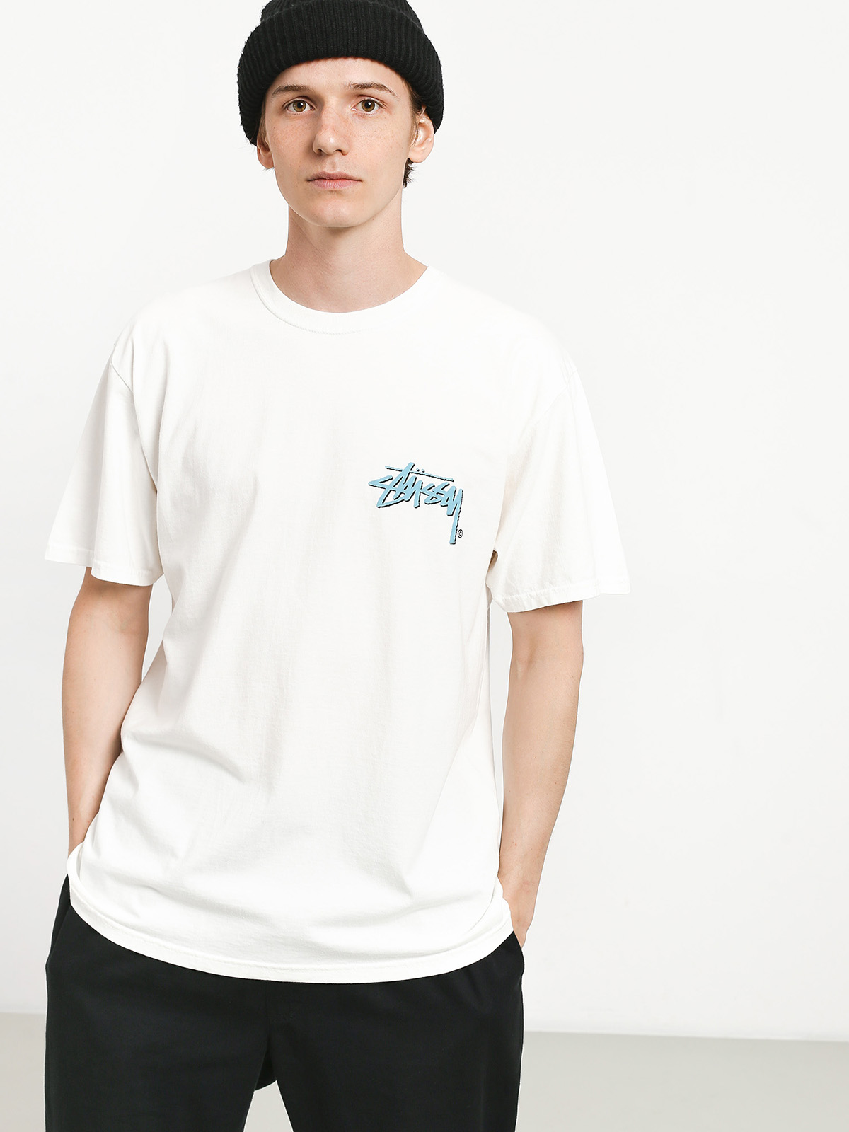 Stussy Stock C Pig Dyed T-shirt (natural)