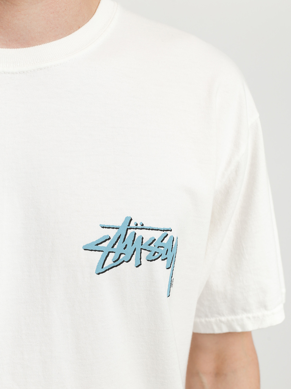 Stussy Stock C Pig Dyed T-shirt (natural)